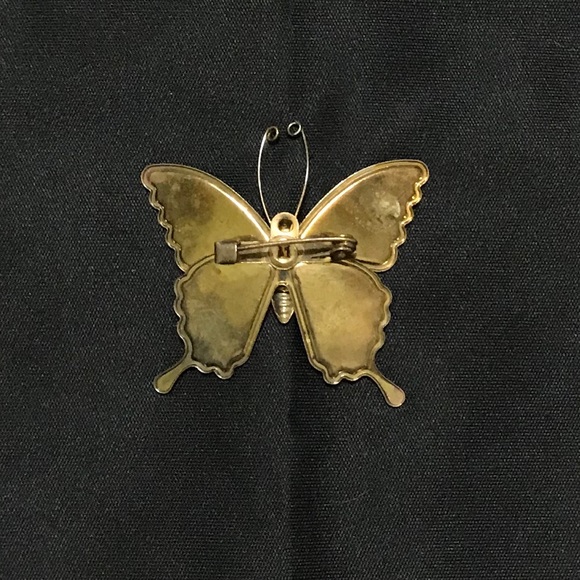 Vintage Brass Butterfly Pin! - Picture 2 of 2